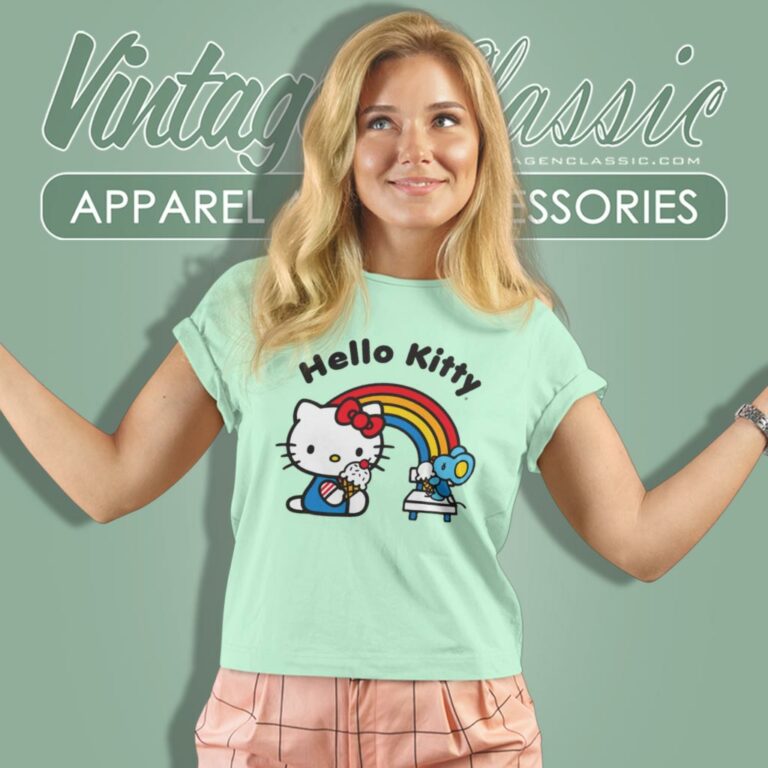 Hello Kitty Ice Cream Party Women T Shirt Hello Kitty Ice Cream Party Women T Shirt