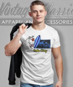 Hello Kitty In Hawaii Aloha Shirt 1 Hello Kitty In Hawaii Aloha T Shirt