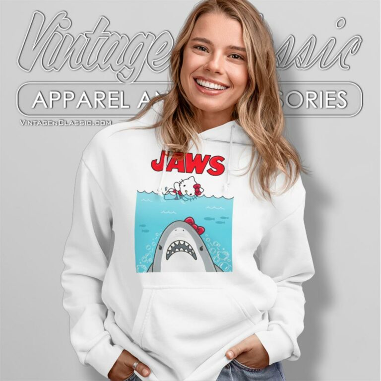 Hello Kitty Jaws Parody Hoodie Hello Kitty Jaws Parody Hoodie