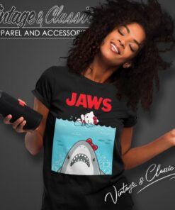 Hello Kitty Jaws Parody Shirt 5 Hello Kitty Jaws Parody Women T Shirt