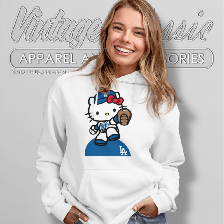 Hello Kitty Los Angeles Dodgers Hoodie Hello Kitty Los Angeles Dodgers Hoodie