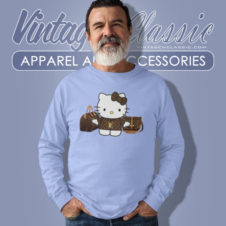 Hello Kitty Louis Vuitton Long Sleeve Tee Hello Kitty Louis Vuitton Long Sleeve Tee