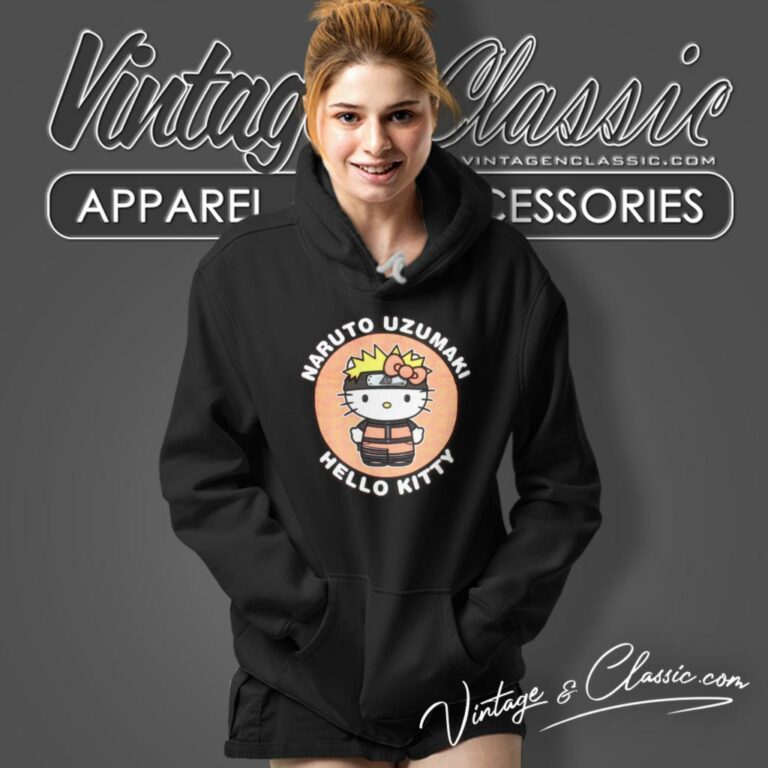 Hello Kitty Naruto Uzumaki Hoodie Hello Kitty Naruto Uzumaki Hoodie