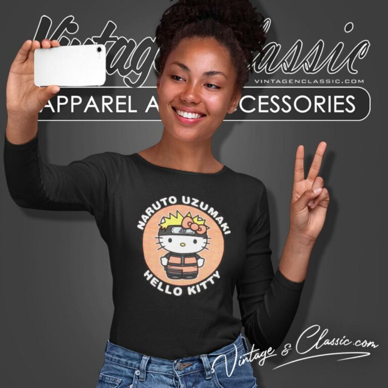 Hello Kitty Naruto Uzumaki Long Sleeve Tee Hello Kitty Naruto Uzumaki Long Sleeve Tee