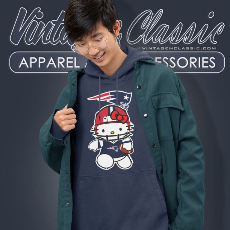 Hello Kitty New England Patriots Hoodie Hello Kitty New England Patriots Hoodie