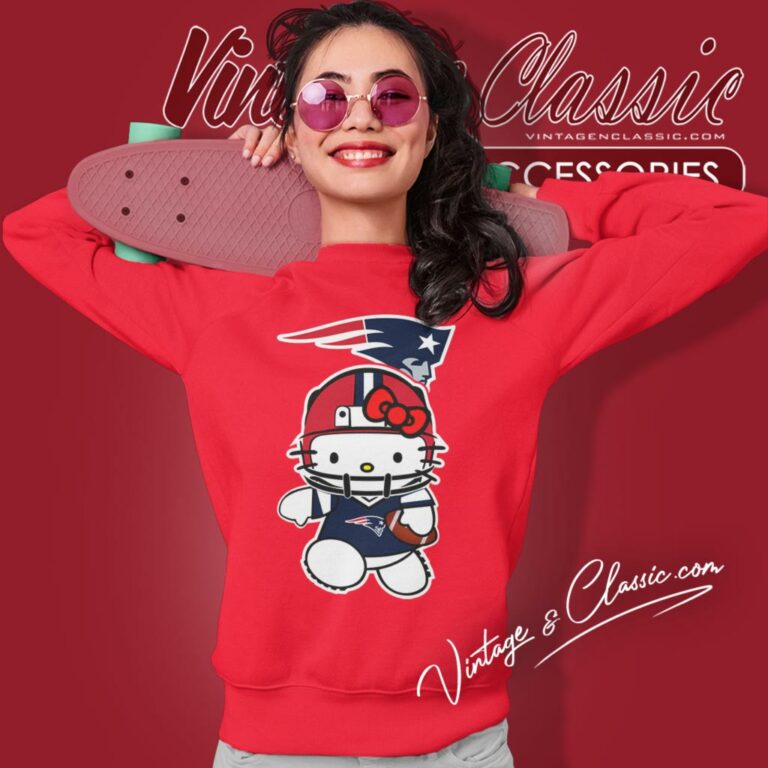 Hello Kitty New England Patriots Sweatshirt Hello Kitty New England Patriots Sweatshirt