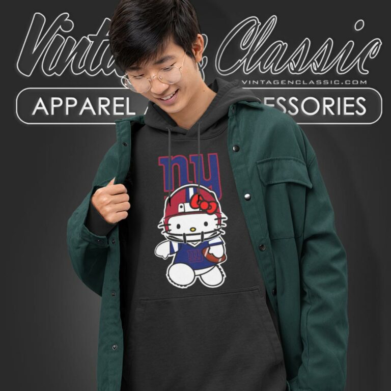 Hello Kitty New York Giants Hoodie Hello Kitty New York Giants Hoodie