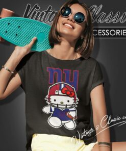 Hello Kitty New York Giants Women T Shirt