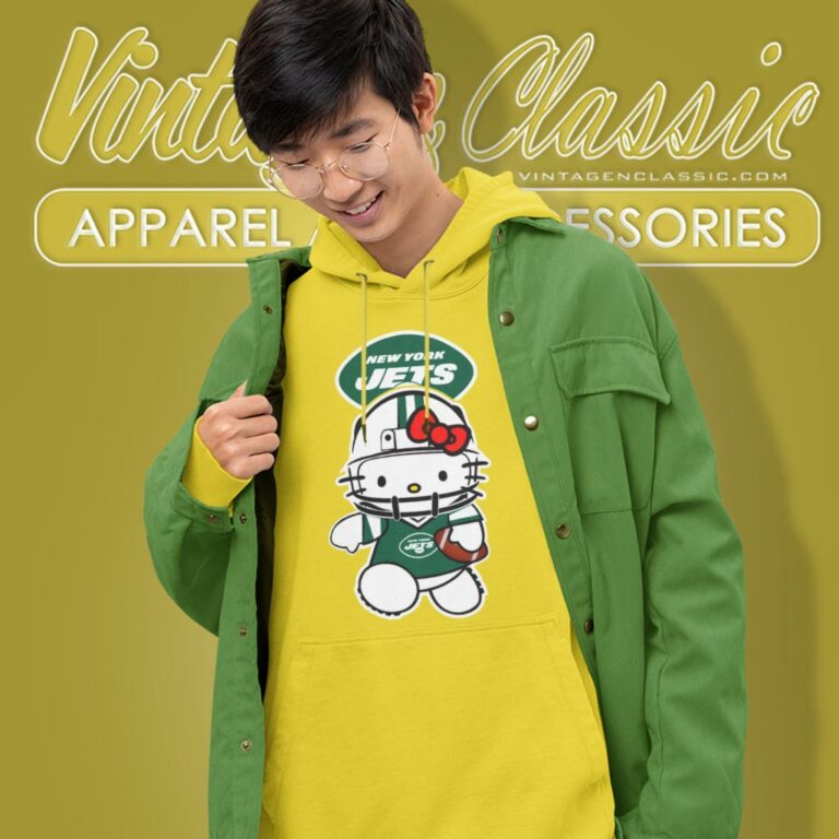 Hello Kitty New York Jets Hoodie Hello Kitty New York Jets Hoodie