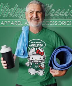Hello Kitty New York Jets V Neck TShirt