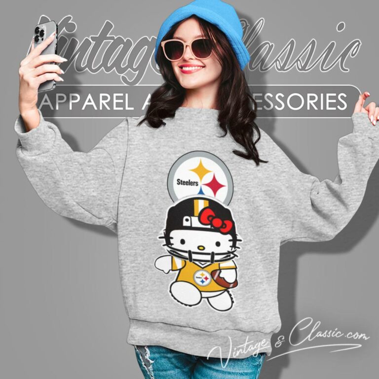 Hello Kitty Pittsburgh Steelers Sweatshirt Hello Kitty Pittsburgh Steelers Sweatshirt