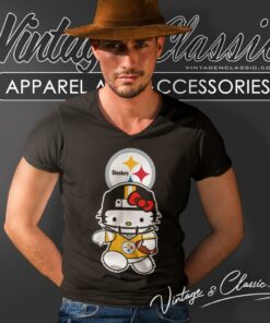 Hello Kitty Pittsburgh Steelers Shirt 4 Hello Kitty Pittsburgh Steelers V Neck TShirt