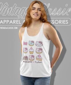 Hello Kitty Pusheen Tank Top Racerback