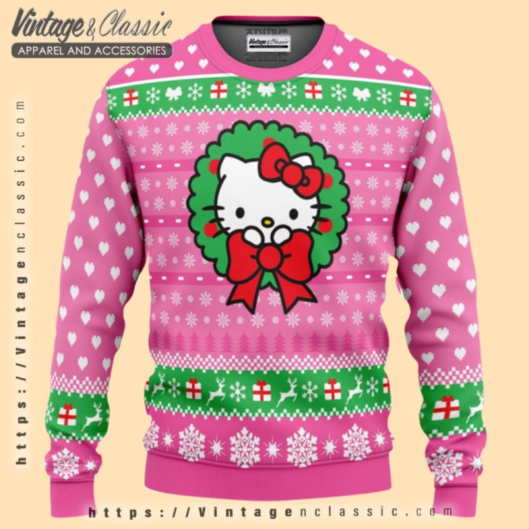 Hello Kitty Santa Ugly Christmas Sweater Hello Kitty Santa Ugly Christmas Sweater