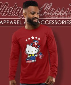 Hello Kitty Shirt 4th Of July Independence Day 5 Hello Kitty Shirt 4th Of July Independence Day Long Sleeve Tee
