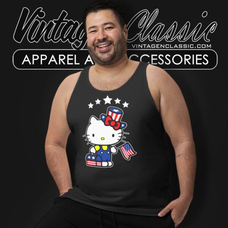 Hello Kitty Shirt 4th Of July Independence Day Tank Top Racerback Hello Kitty Shirt 4th Of July Independence Day Tank Top Racerback