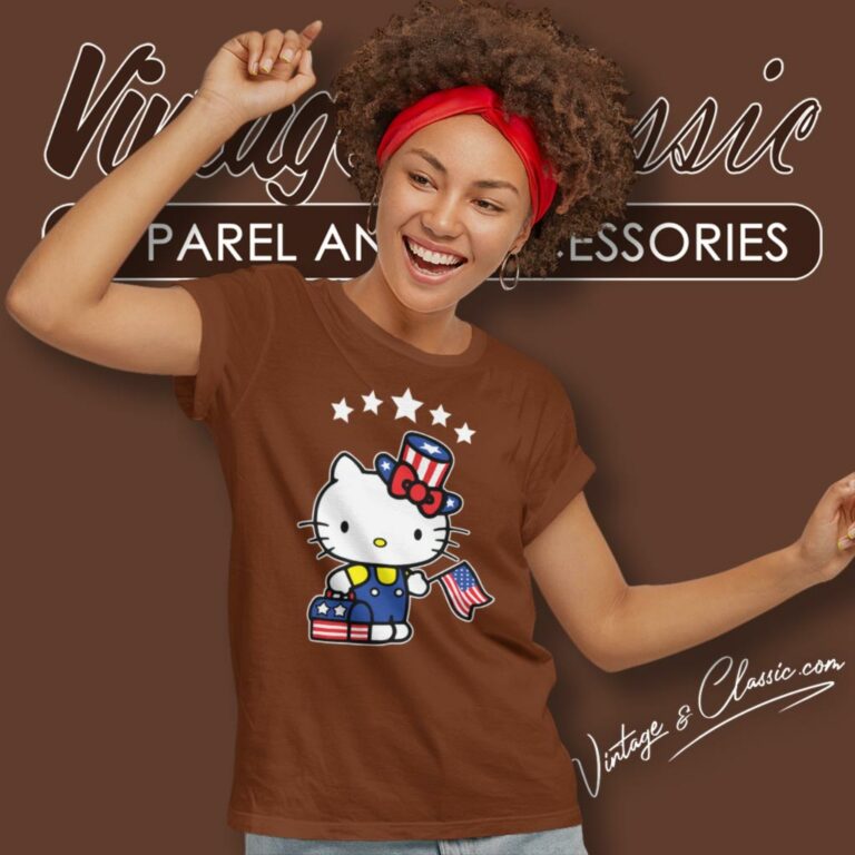 Hello Kitty Shirt 4th Of July Independence Day Women T Shirt Hello Kitty Shirt 4th Of July Independence Day Women T Shirt