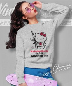 Hello Kitty Shirt Ak Kalashnikitty Kabul Afghanistan Sweatshirt