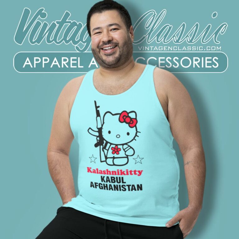 Hello Kitty Shirt Ak Kalashnikitty Kabul Afghanistan Tank Top Racerback Hello Kitty Shirt Ak Kalashnikitty Kabul Afghanistan Tank Top Racerback