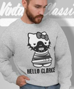 Hello Kitty Shirt Hello Clarice Silence Of The Lambs Sweatshirt