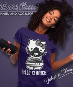 Hello Kitty Shirt Hello Clarice Silence Of The Lambs Women T Shirt
