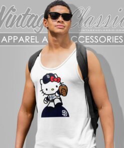 Hello Kitty Shirt San Diego Padres Tank Top Racerback