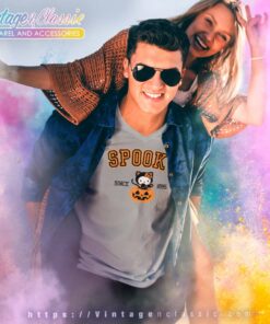 Hello Kitty Spooky Halloween Shirt V Neck TShirt