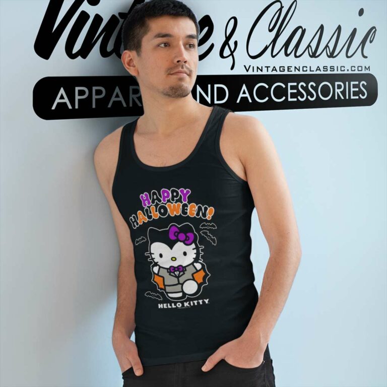 Hello Kitty Vampire Halloween Shirt Tank Top Racerback Hello Kitty Vampire Halloween Shirt Tank Top Racerback