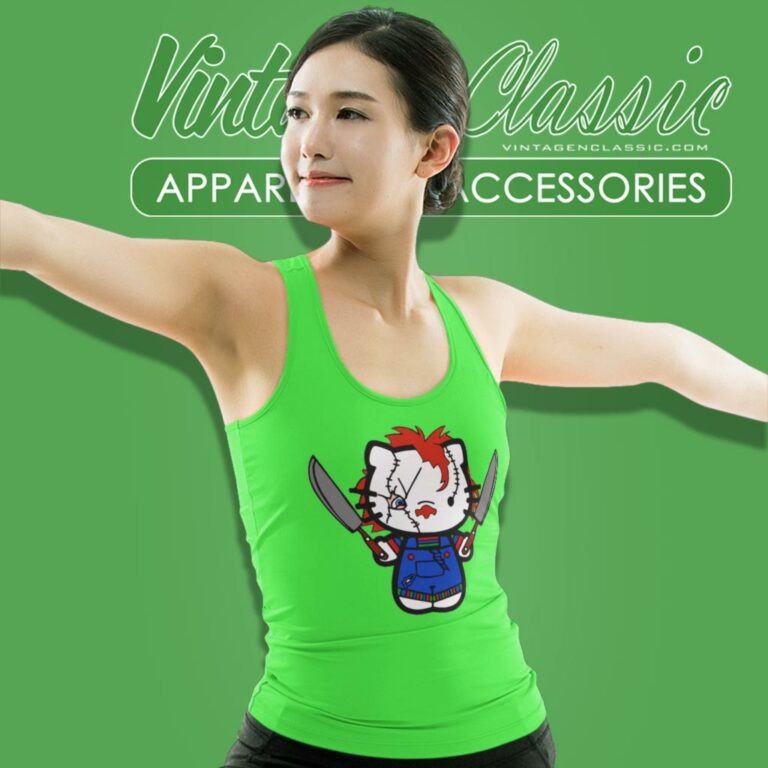 Hello Kitty X Chucky Tank Top Racerback Hello Kitty X Chucky Tank Top Racerback