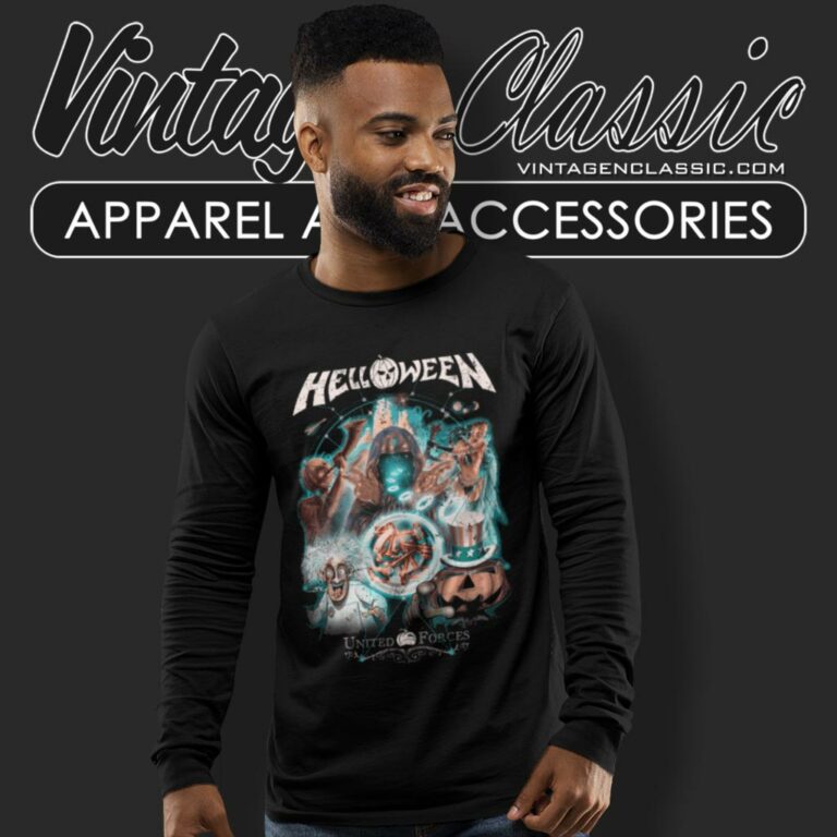 Helloween Collage Long Sleeve Tee Helloween Collage Long Sleeve Tee