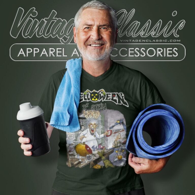 Helloween Dr Stein V Neck TShirt Helloween Dr Stein V Neck TShirt