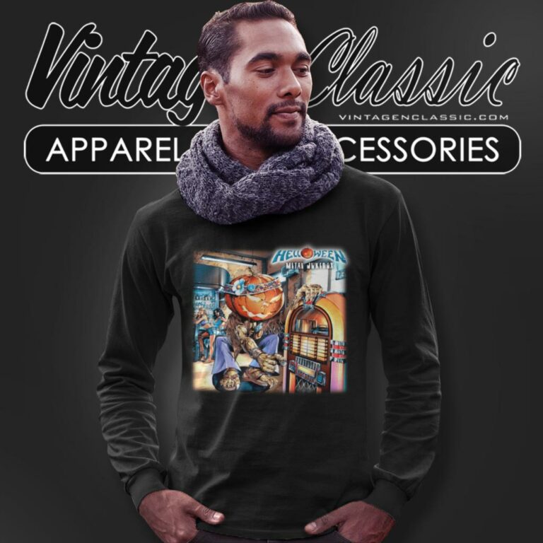 Helloween Metal Jukebox Long Sleeve Tee Helloween Metal Jukebox Long Sleeve Tee