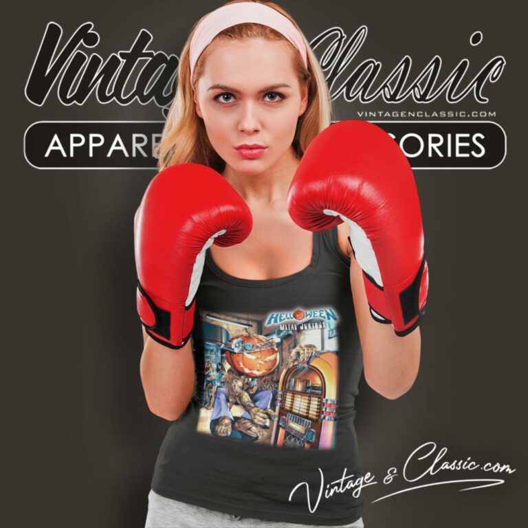 Helloween Metal Jukebox Tank Top Racerback Helloween Metal Jukebox Tank Top Racerback