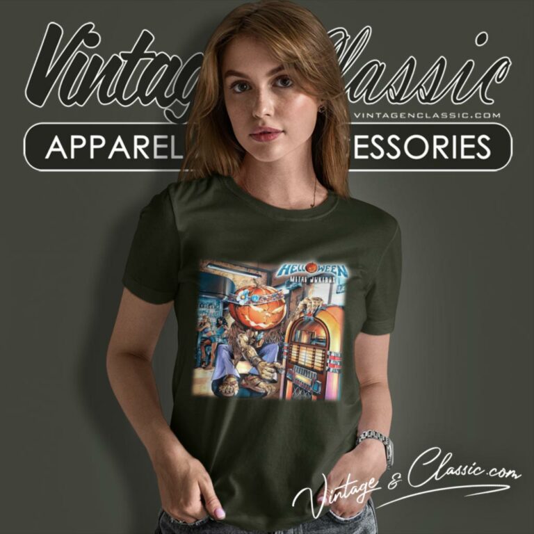 Helloween Metal Jukebox Women T Shirt Helloween Metal Jukebox Women T Shirt