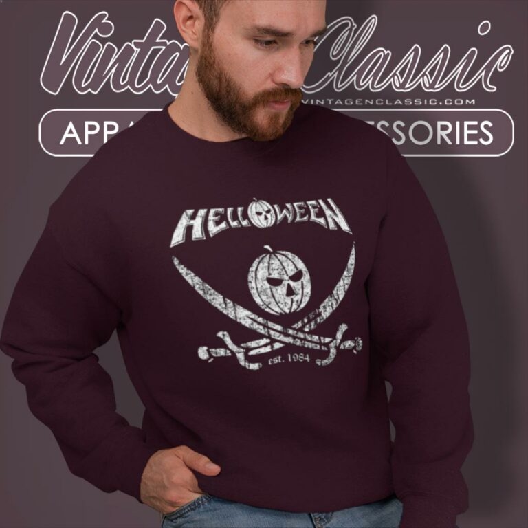 Helloween Pirate Pumpkin Sweatshirt Helloween Pirate Pumpkin Sweatshirt