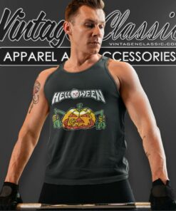 Helloween Rings Pumpkin Tank Top Racerback