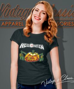 Helloween Rings Pumpkin Women T Shirt