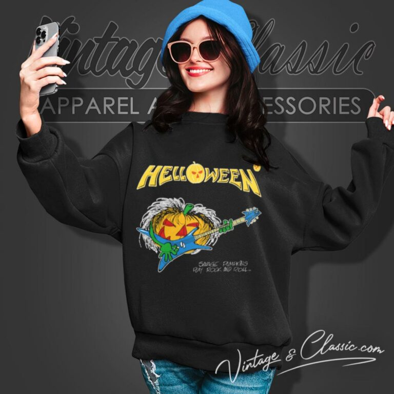 Helloween Savage Pumpkin Sweatshirt Helloween Savage Pumpkin Sweatshirt