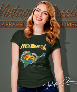 Helloween Savage Pumpkin Shirt 7 Helloween Savage Pumpkin Women T Shirt