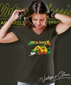 Helloween Shirt Anything My Mama Dont Like V Neck TShirt