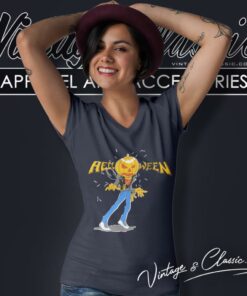 Helloween Shirt Jack O Lantern V Neck TShirt