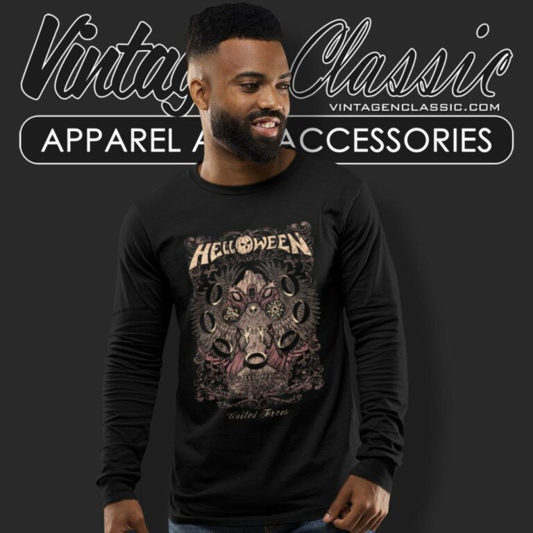 Helloween Shirt Keeper And Eagle Long Sleeve Tee Helloween Shirt Keeper And Eagle Long Sleeve Tee