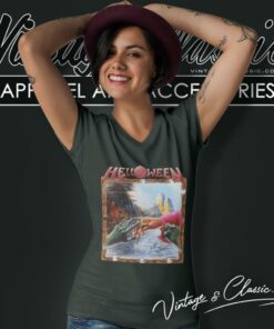 Helloween Shirt Keeper Of The Seven Keys Part Ii V Neck TShirt