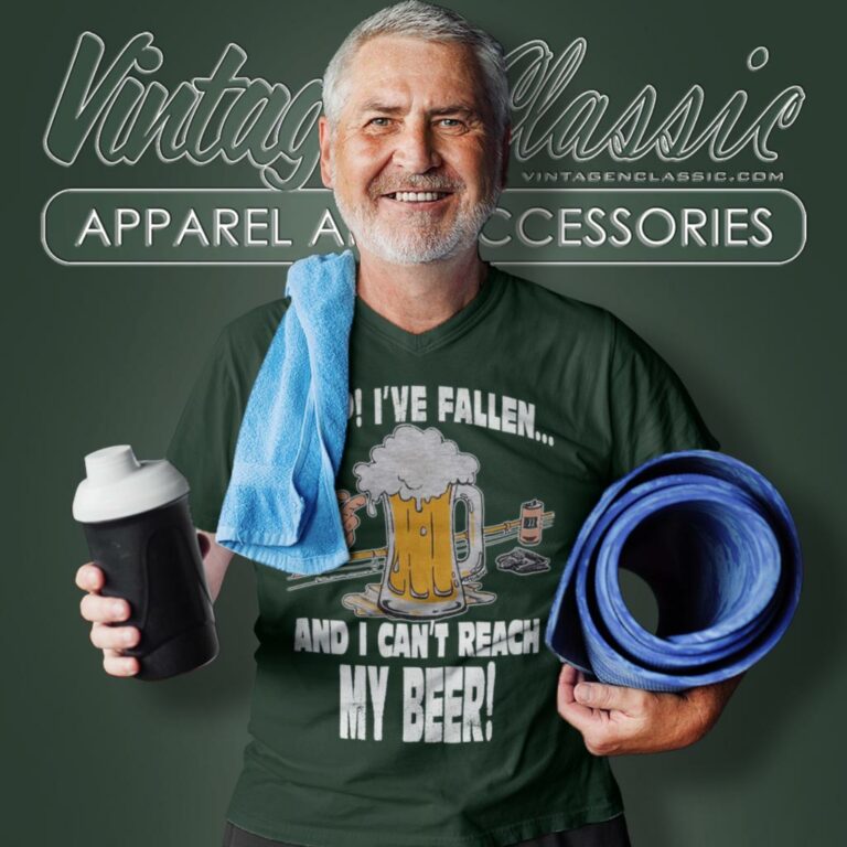 Help Ive Fallen And I Cant Reach My Beer V Neck TShirt Help Ive Fallen And I Cant Reach My Beer V Neck TShirt