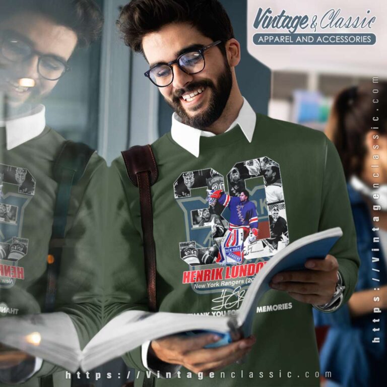 Henrik Lundqvist New York Rangers Signature Thank You For The Memories Sweatshirt Henrik Lundqvist New York Rangers Signature Thank You For The Memories Sweatshirt