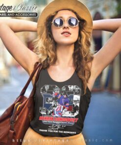 Henrik Lundqvist New York Rangers Signature Thank You For The Memories Tank Top Racerback