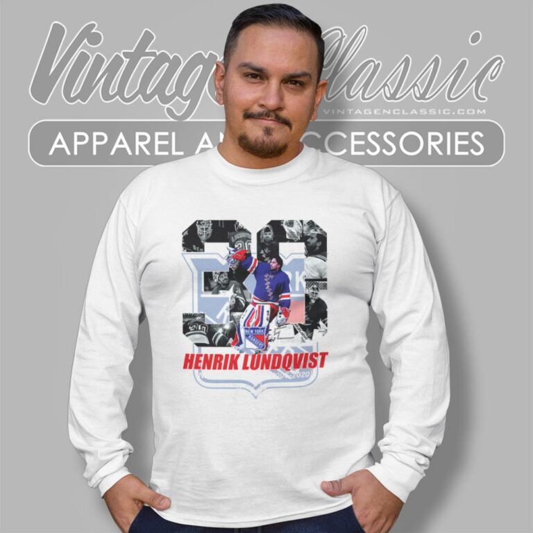Henrik Lundqvist New York Rangers Thank You For The Memories Signature Long Sleeve Tee 1 Henrik Lundqvist New York Rangers Thank You For The Memories Signature Long Sleeve Tee 1