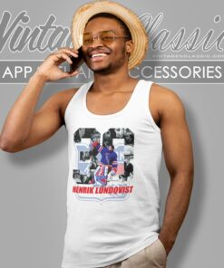Henrik Lundqvist New York Rangers Thank You For The Memories Signature Tank Top Racerback 1