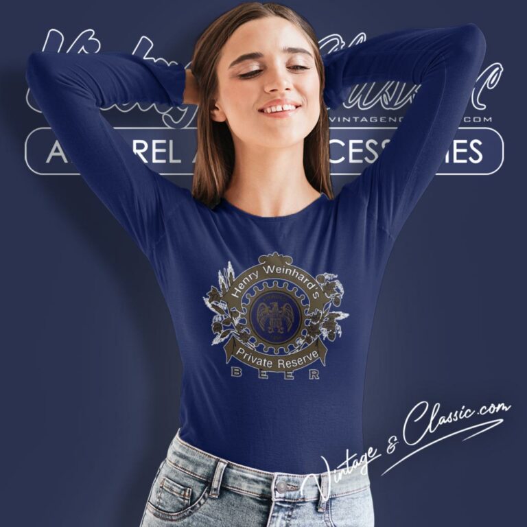 Henry Weinhards Private Reserve Beer Long Sleeve Tee Henry Weinhards Private Reserve Beer Long Sleeve Tee