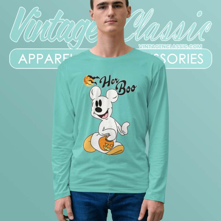 Her Boo Mickey Disney Halloween Longsleeves Her Boo Mickey Disney Halloween Longsleeves